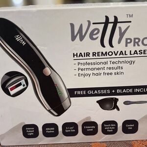 Wetty Hair Removal Laser NIB (epilator)